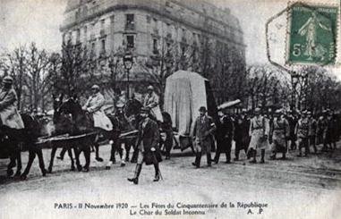  soldat inconnu est acheminé vers sa dernière demeure