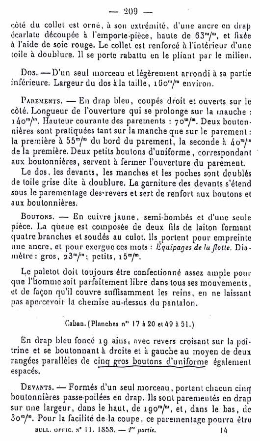 Document uniformes marins