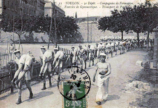 Les marins sont des sportifs