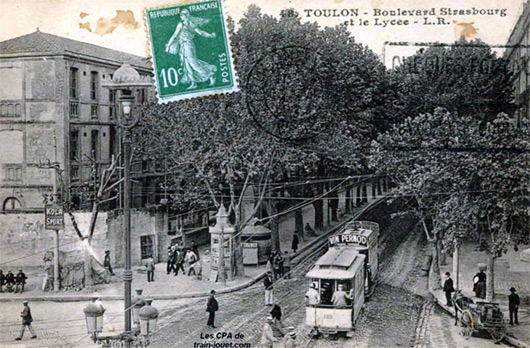 Le boulevard de Strasbourg lune des principales art&egrave;res de Toulon