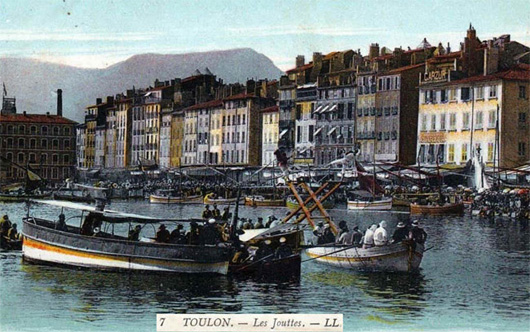 En Provence, les joutes sont appel&eacute;es "la targue".