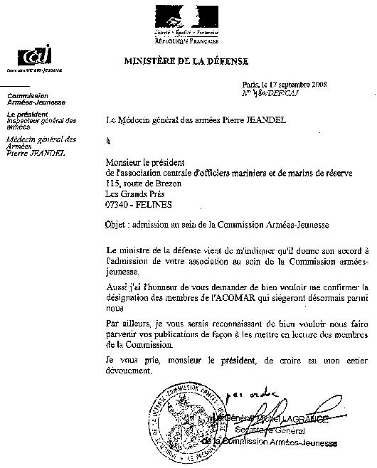 COMMISSION ARM&Eacute;E&nbsp;JEUNESSE