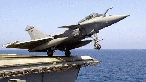 Rafale au d&eacute;collage