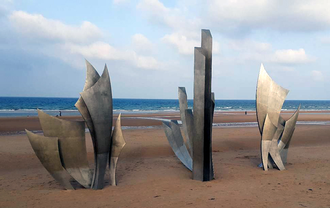 La plage d'Omaha Beach