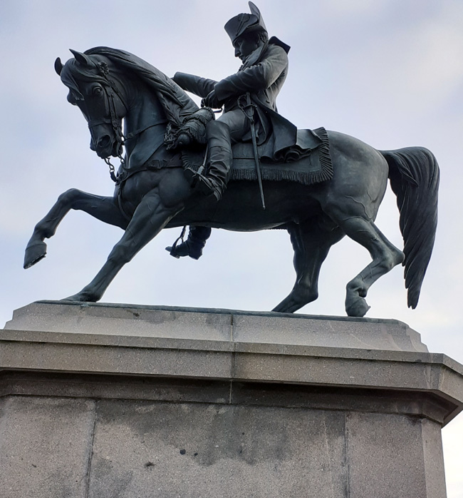 La statue équestre de Napoléon 1er