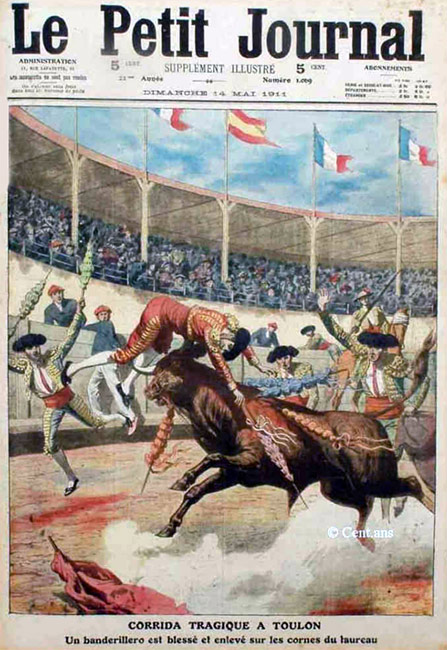 Une corrida tragique en 1911.